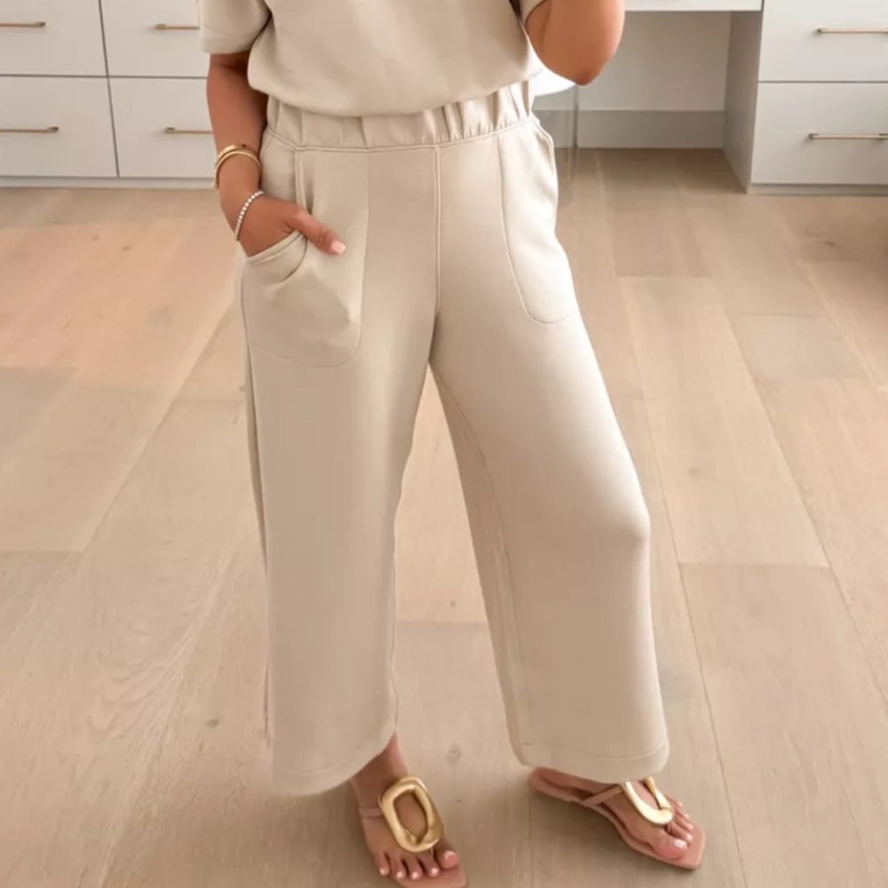 SPANX AirEssentials Cropped Wide leg jumpsuit - Picture 4 of 8